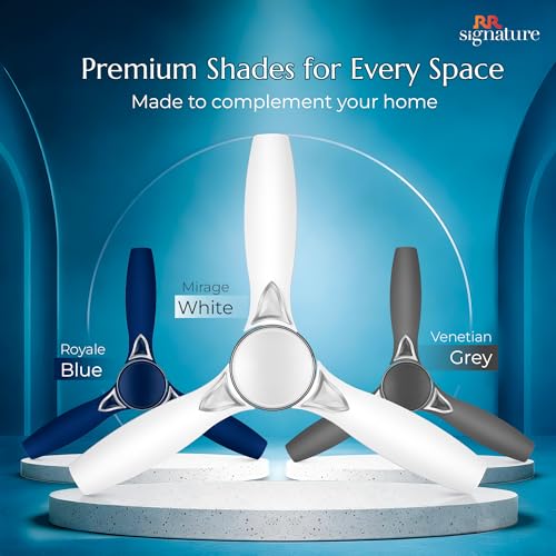 Image of RR Signature CURVEAIR MAXX 1200 MM BLDC Ceiling Fan - MIRAGE WHITE