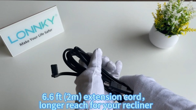 Amazon.com: 6.6 ft Extension Power Cord for Recliner Chair Lazboy