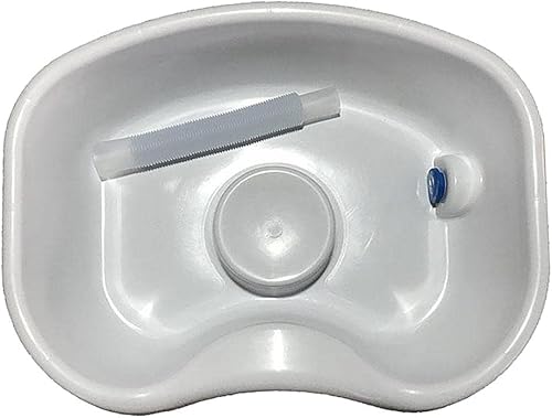 Descansa el cuello en lavabo de champú, bandeja de lavado de cabello para fregadero, equipo de salón para cabello, cuenco portátil para champú,
