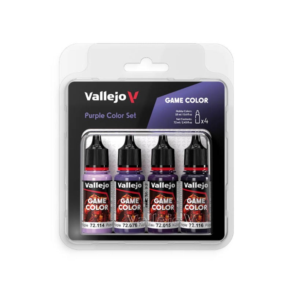 Vallejo AV Game Color Set - Purple Colors (x4)