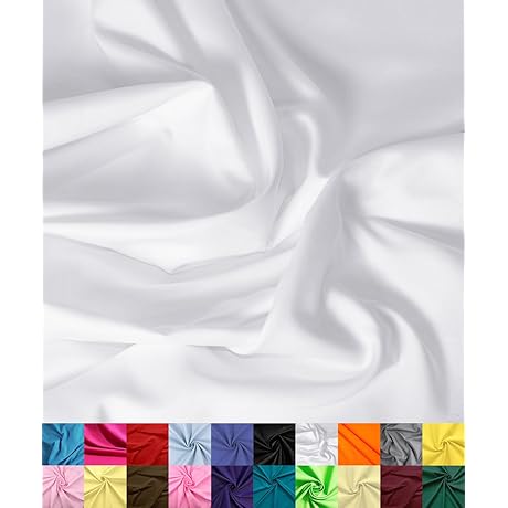 Soft and Silky Poly Cotton Broadcloth Fabric for All Your Sewing Needs