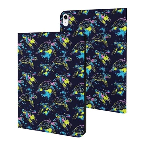 Housse iPad A16 11" fine avec veille automatique tortue