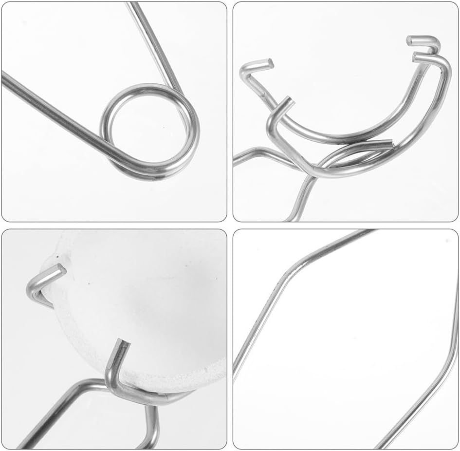 Homoyoyo Quartz Crucible Set 8-Piece Jewelry Casting Kit with Crucibles Tongs Melting Bowls for Metal Melting Smelting Tools for Copper Gold Silver Jewelry Making