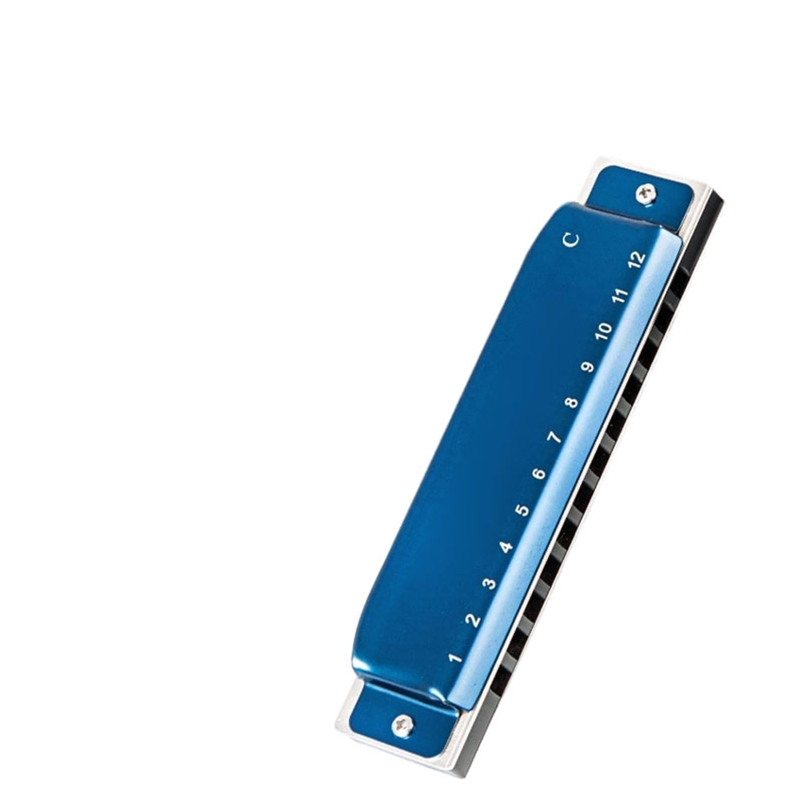 Armonica Blues Armonica Blues Professionale A 12 Fori | Armonica Blues professionale a 12 fori con pettine in alluminio - Adatta per principianti adulti
