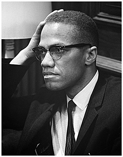 Malcolm X photo historique noir et blanc 11x14 pouces ArtDash pour collectionneur