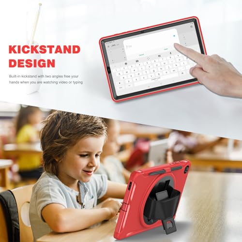 Coque Samsung Galaxy Tab S6 Lite antichoc avec porte-stylo pour ne plus perdre le S-Pen