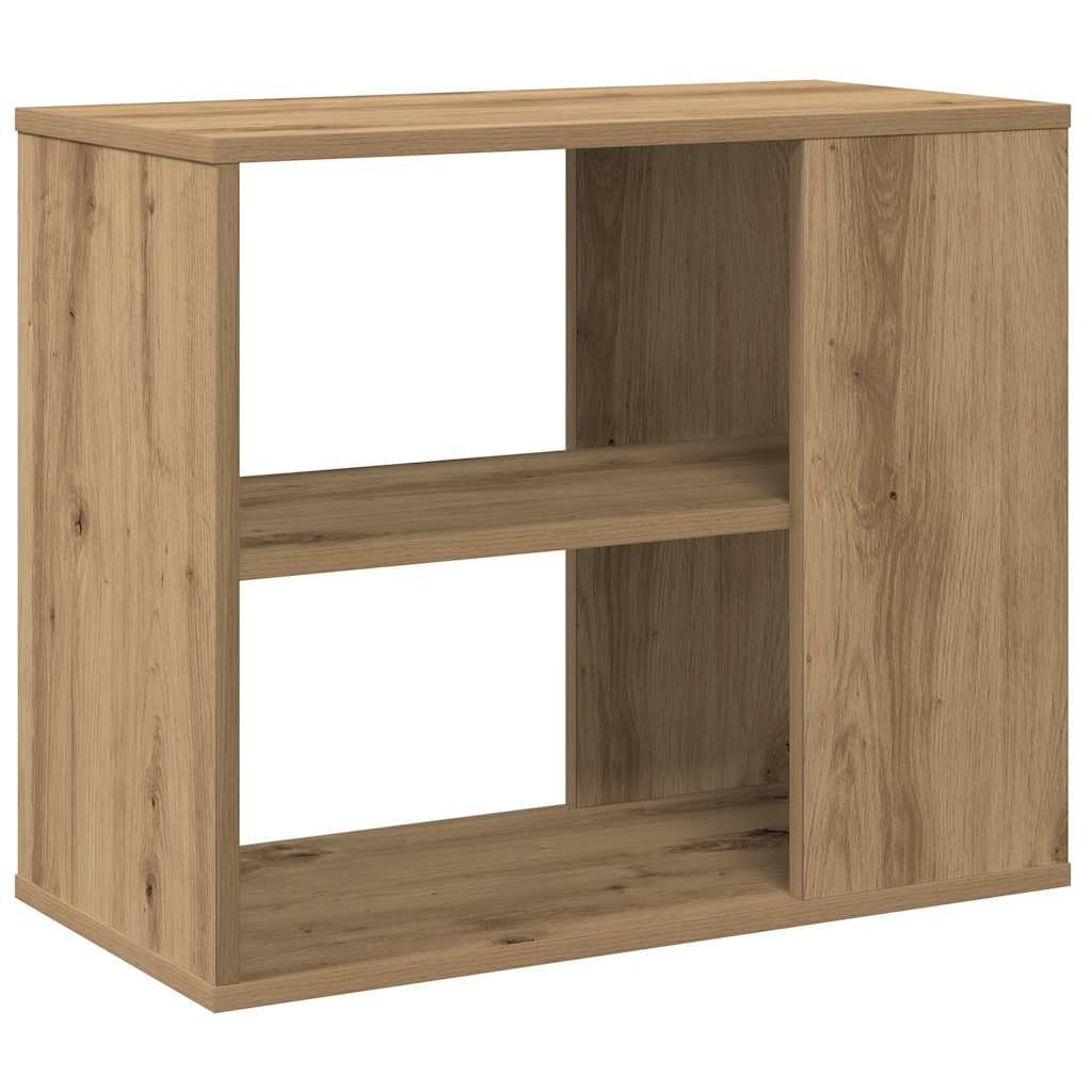 vidaXL Mobiletto Laterale Rovere Artigianale 60x30x50 cm Multistrato, armadietto Laterale, Mobile Laterale, Mobile, armadietti Laterali
