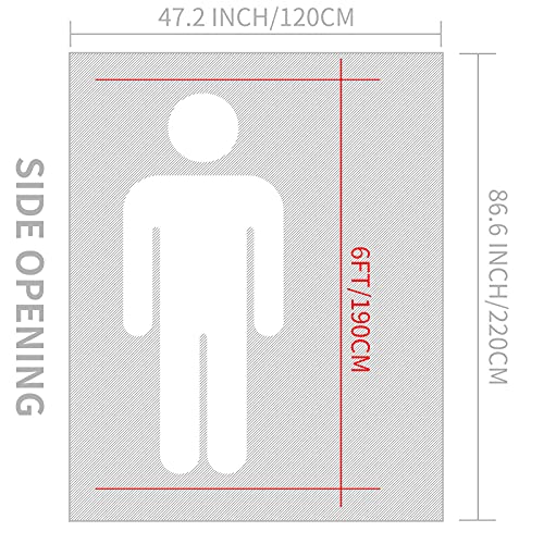 Sauna Blanket Liners Disposable Plastic Body Wrap 50