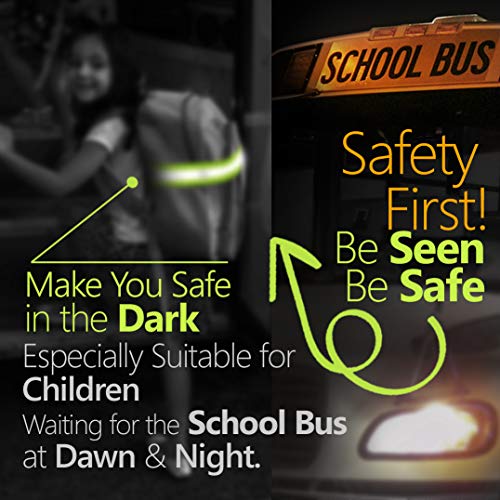 High Visibility Reflective Sash For Walking At Night - Adjustable, Stylish, Durable Reflective Running Gear For Men Women Kids, Night Walking Safety Gear Reflective Belt For Hiking Walking Biking #TOP6