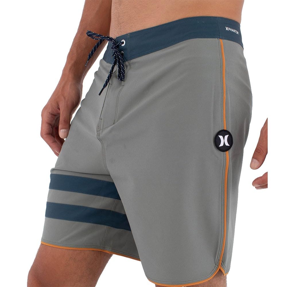 Hurley Phantom Eco Block Party Solid 18 Costume a Boxer Uomo (Pacco da 1)