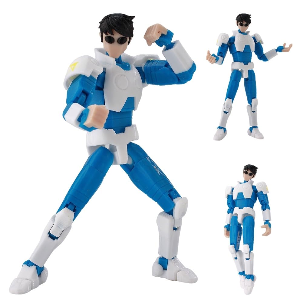 Jiumaocleu Mark Grayson Action Figure Mark Grayson Figures Anime 3D Printed Model Collectible Figurine with Accessories Parts Removable Decorations 14CM
