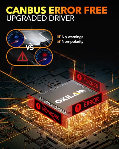 Image of OXILAM M5S HB3-9005 Bulbs 2024 1:1 Halogen Size, 30000LM Brighter Front Fog Light Bulbs, 6500K Cool White Light Bulb with Cooling Fan, Wireless, IP68 Waterproof, Pack of 2