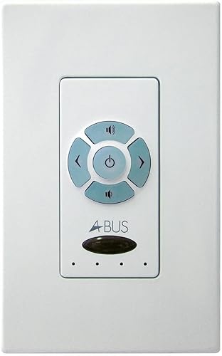 STEREN Instalación personalizada 2,0 pies 5Btn Touchpad A-Bus Pwr altavoces, infrarrojos