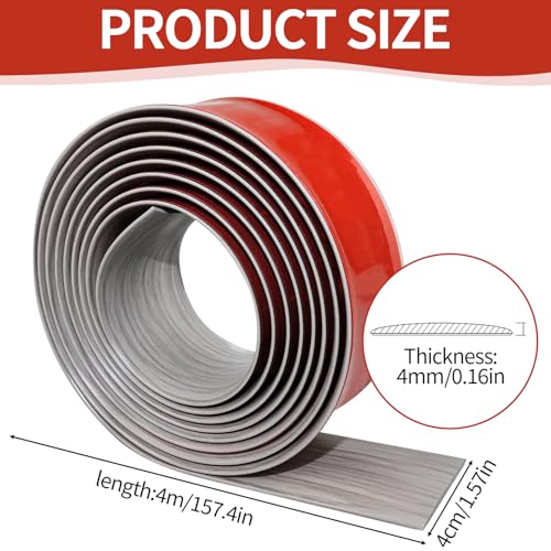 Bande de séparation de porte adhésive 4 cm pour bordure de plancher