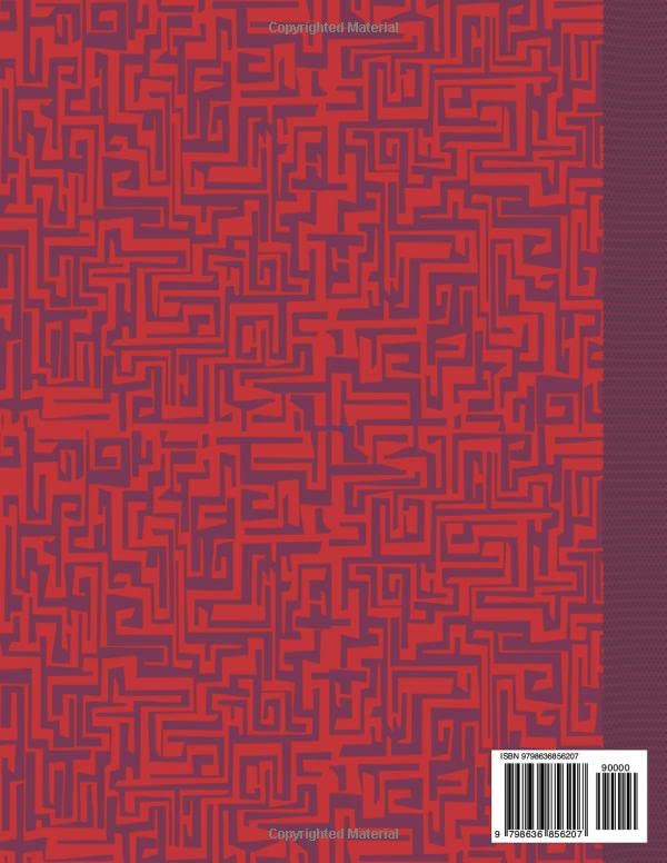Guitar Tablature and Neck Diagram Notebook (6 tab staves 6 chord and 5 neck diagrams; 140 pages 8.5x11 red): Chord and Tab Staff Paper for 6 String | ... | Tab Manuscript Paper | Ideal for Beginners image 3