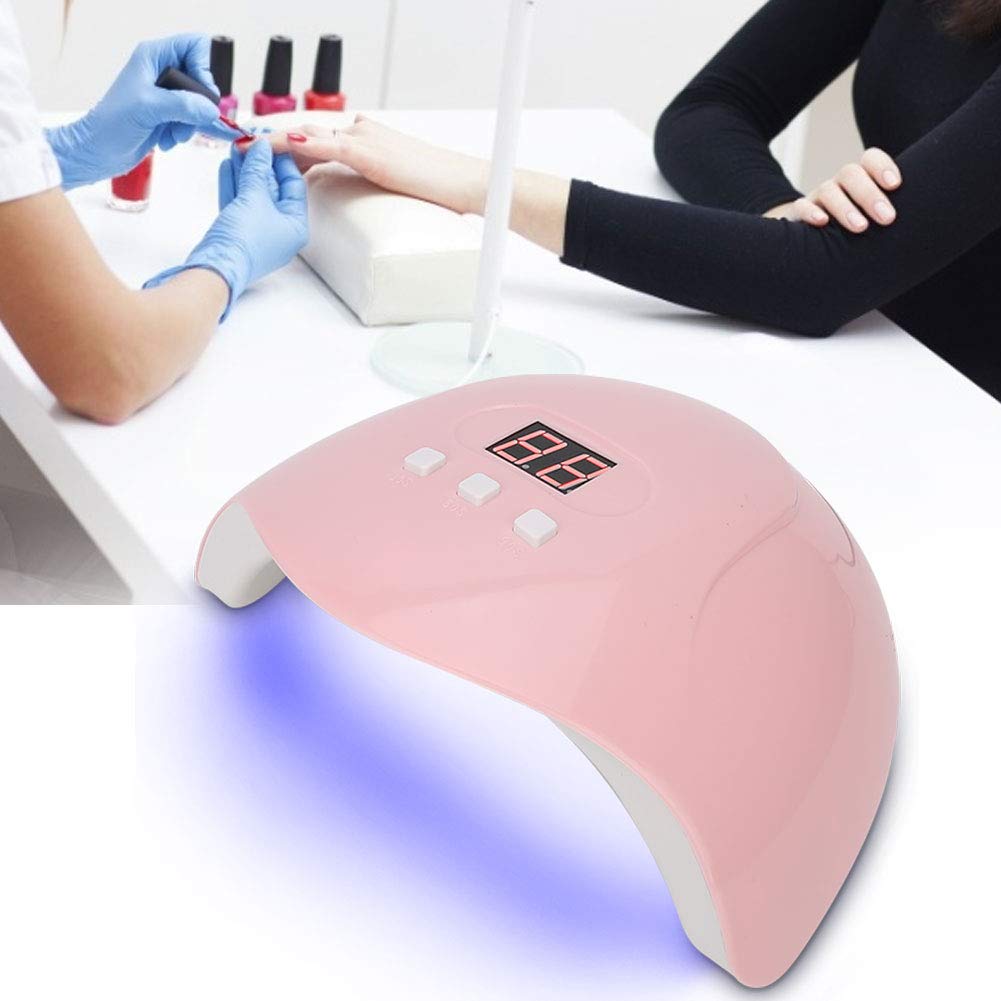 Lampa do paznokci, 54W Suszarka do paznokci Żelowy lakier do paznokci Lampa LED do utwardzania Profesjonalne narzędzie do manicure z ustawieniem timera 30 s 60 s 90 s