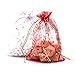 Produktbild StüCke Organza SäCkchen Organza-Geschenkbeutel Organza Tasche Schmuckverpackungen GeschenksüßIgkeiten Geschenkverpackungen FüR Hochzeitsfeiern,Geeignet FüR Hochzeiten Und Andere Festliche AnläSse