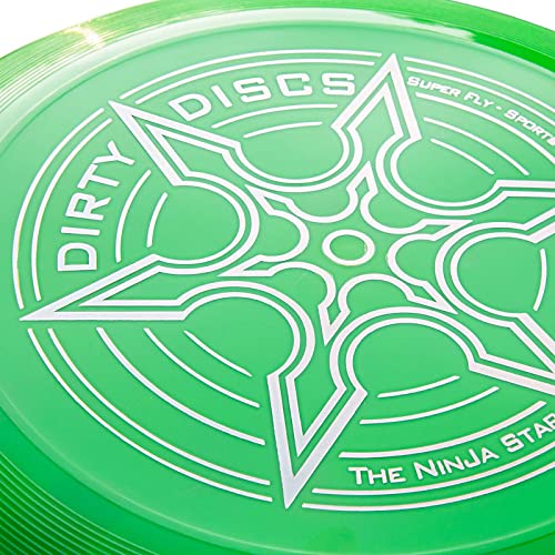 Indy, Dirty Disc (175 g) (Green) Frisbee, Professional Frisbee Disc, Throwing Disc, Flying Disc, Sports Toy - Image 3