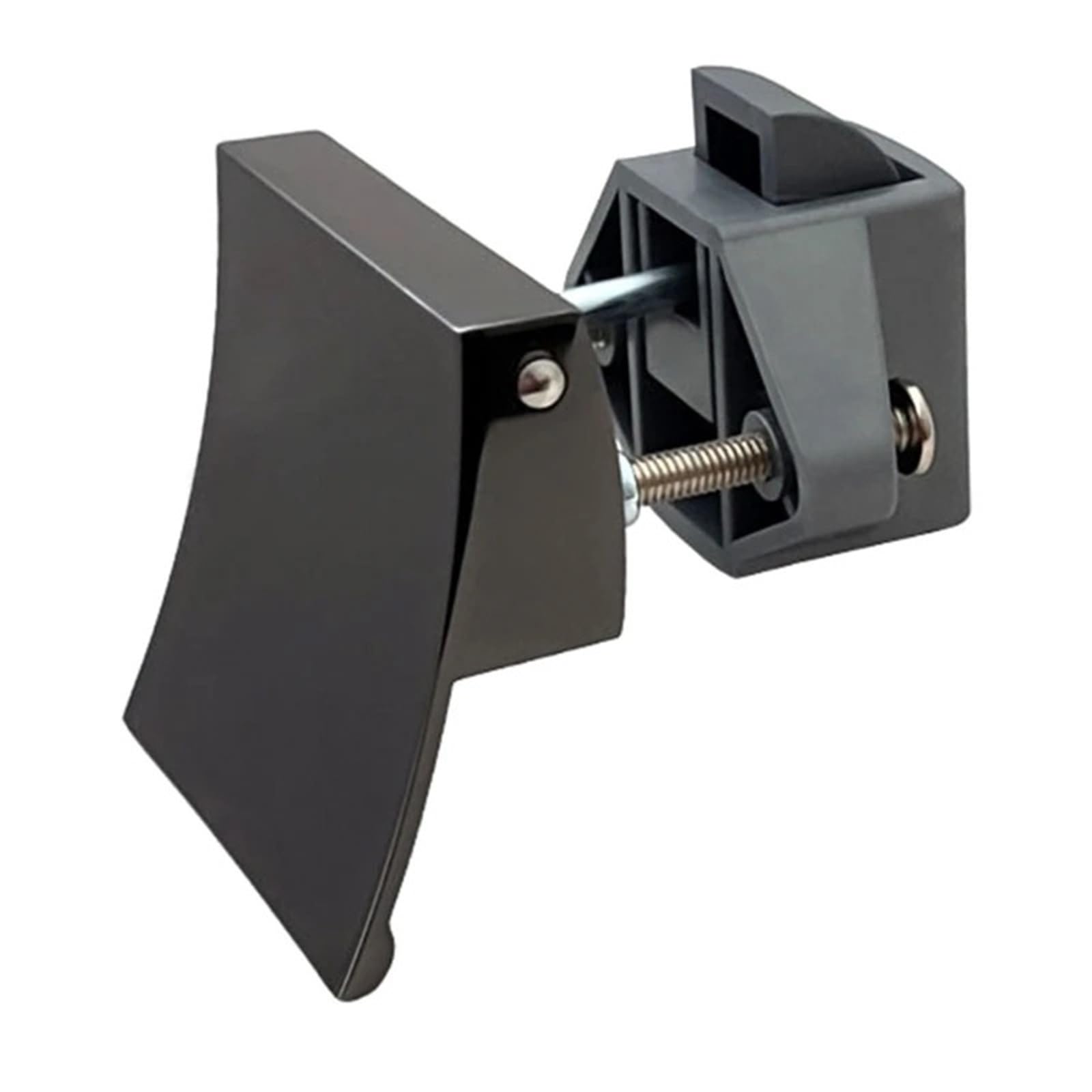 Poignée de placard bouton-poussoir U90C finition gun black pour mobilier haut de gamme de bateau