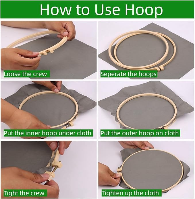 7pcs Kit Aiguilles à Poinçonner, Kit De Broderie à L'Aiguille à