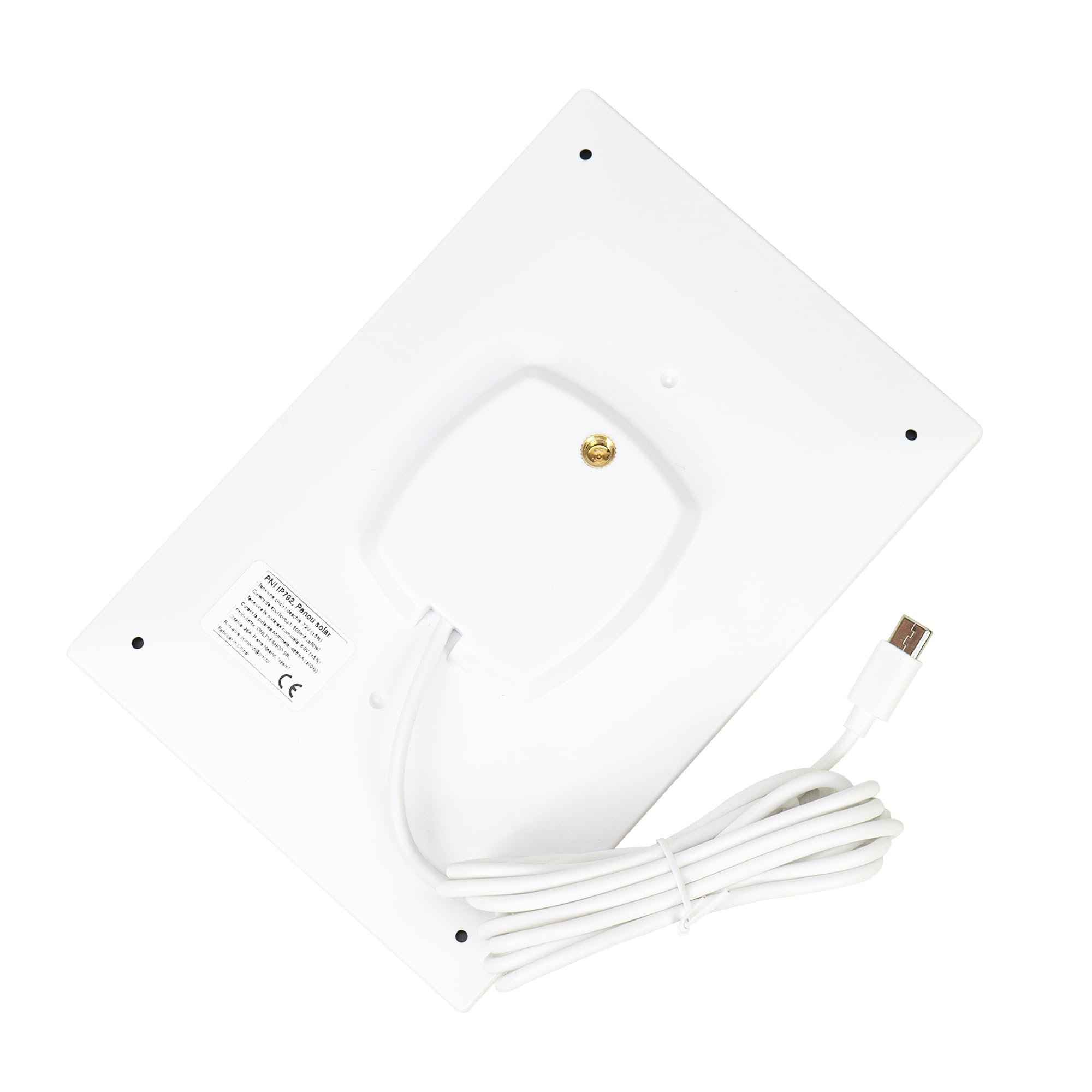 PNI Kamera do monitoringu wideo IP792 z podwójnym obiektywem 2 MP + 2 MP, panel słoneczny 3 W, wbudowana bateria 6000 mAh, wykrywanie ruchu, gniazdo kart micro SD, noktowizor, dwukierunkowy dźwięk,