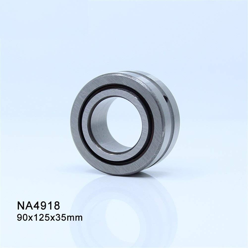 Rodamiento de Agujas NA4918 90x125x35mm Rodamientos de Agujas de Cuello sólido con Anillo Interior 4524918 4544918/A Rodamiento