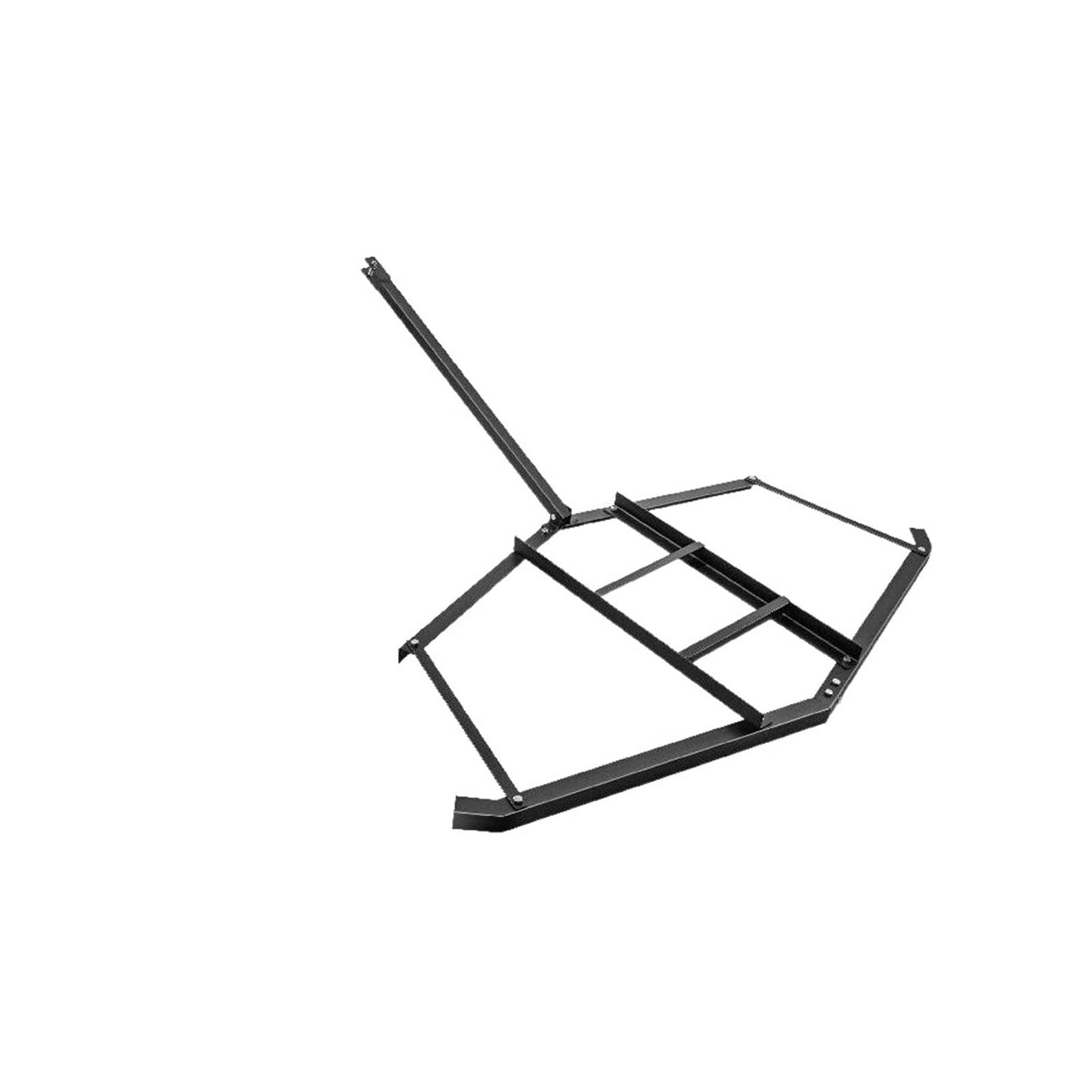 Rastrillo for entrada de vehículos todoterreno y tractores cortacésped 66 pulgadas ancho, resistente, con 2 barras ajustables, for uso en campos estacionamientos Para principiantes bricolaje(74 Inch)