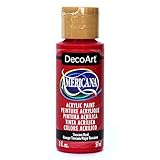 DecoArt Americana Acrylic Paint, 2-Ounce, Tuscan Red