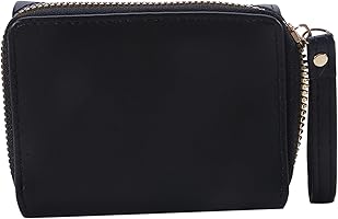 ★AMl PARlS★ Heart Logo Compact 3-fold Wallet Black Brass U Amazon.com: Generic Women's Three-Fold Minimalist Faux
