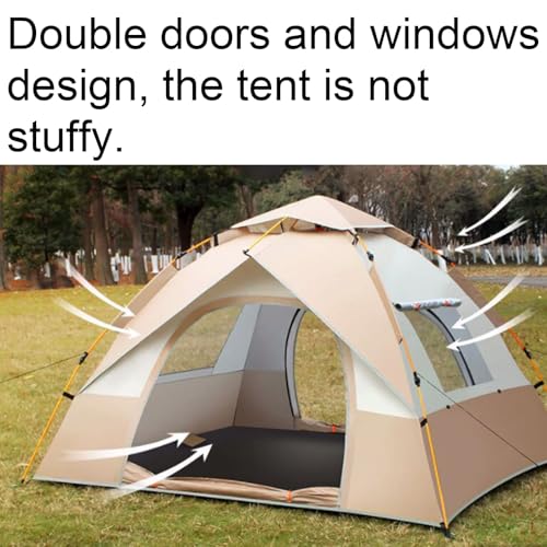 Carpa de camping portátil multiusos con doble puerta y ventana miniatura 5