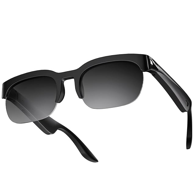 Smart Glasses with AI Translator Bluetooth Glasses with 150 Translation Smart Sunglasses for Men Woman 120H Ultra-Long Standby