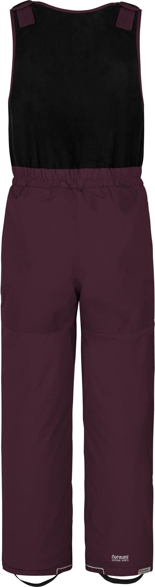 normani Kinder wasserdichte Winterhose mit Fleecebesatz - Recycelte Schneehose Skihose Thermohose mit 3M Reflektoren und Schneegamasche - Wassersäule: 12.000 mm