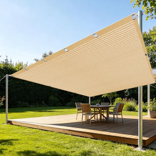 Filet Anti Chaleur Extérieur pour Protéger le Potager du Soleil et Vent - 2