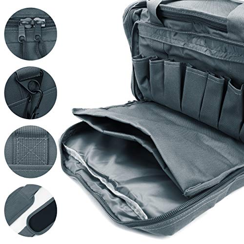 Osage River Deluxe Tackle Bag With 4 Tackle Box Organizers, Heavy Duty Fishing Tackle Storage, Grey #TOP3