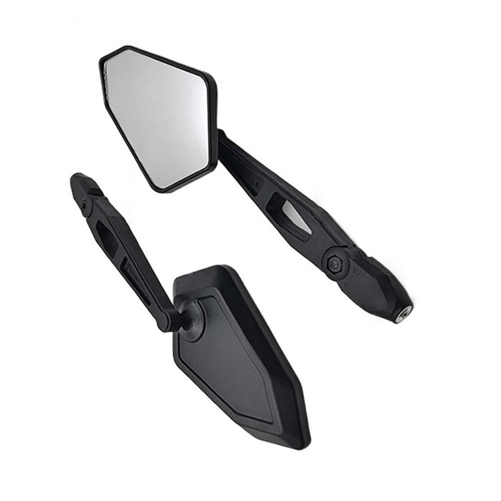 Espejos retrovisores universales de 8 y 10 mm negros para moto TRK 502x