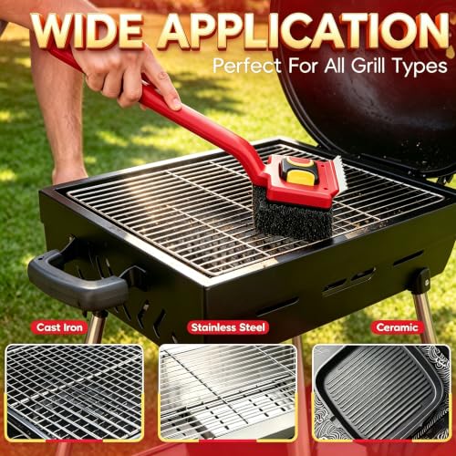 AnkangEra Steam Grill Brush, Bristle-Free BBQ Grill Cleaning Brush — view 5
