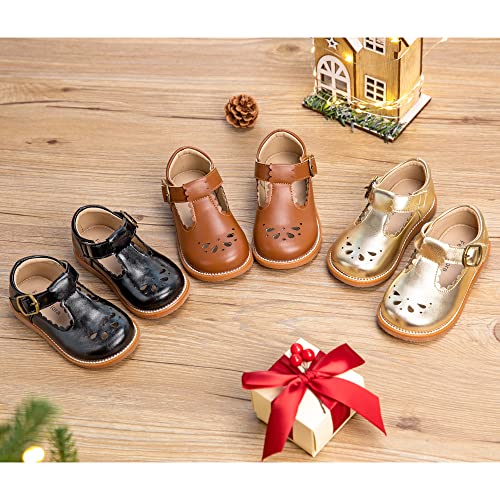 Felix & Flora Toddler Little Girl Princess Dress Shoes-Mary Jane Flats for Girl Party School Shoes2