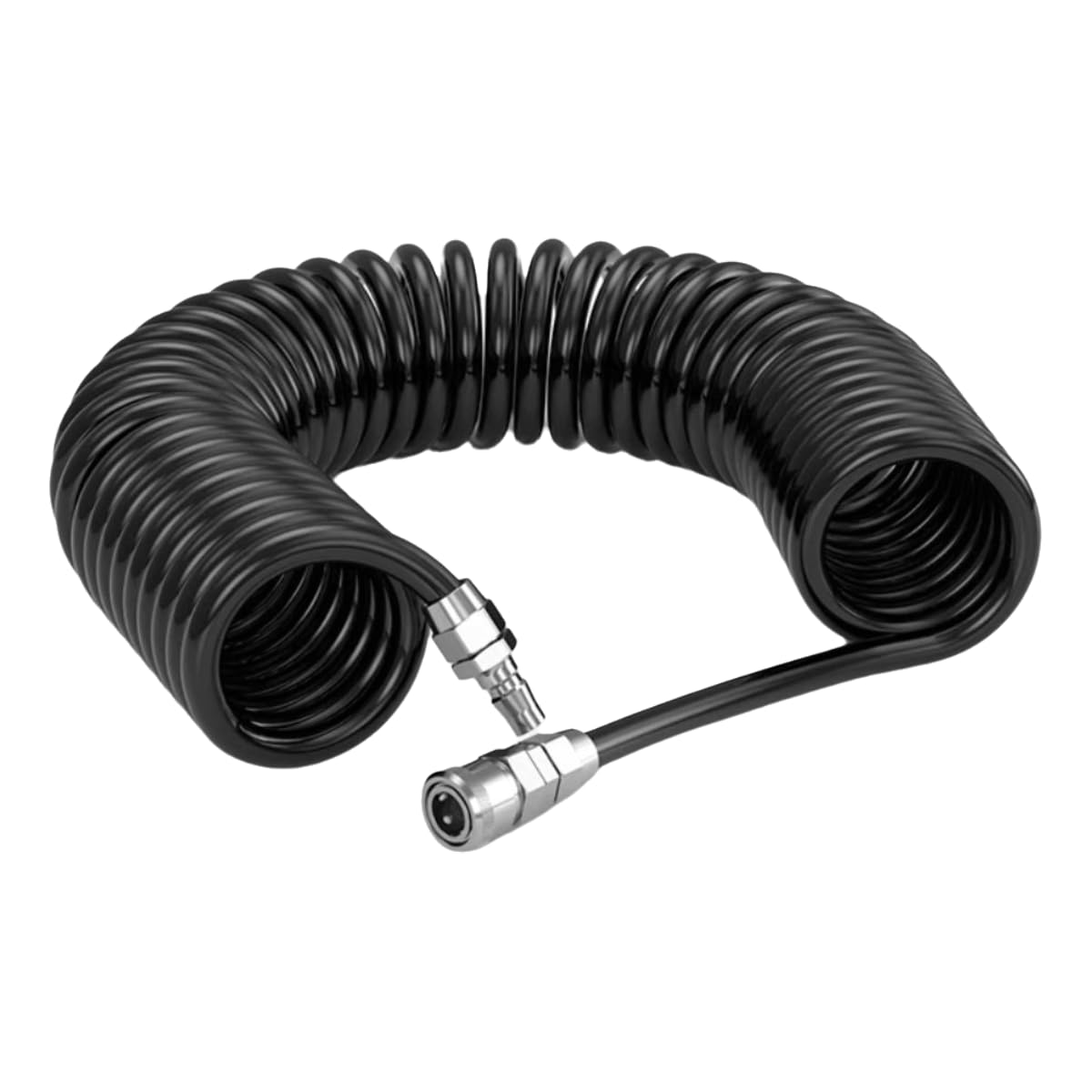 Prolunga Aria Compressa A Spirale 10 Metri - Tubo Per Compressore Con Raccordi Rapidi 200PSI - Foto 9