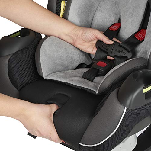 Evenflo Symphony Elite All-In-One Convertible Car Seat, 5-Point Infinite Slide Harness, Easy to Install, Forward / Rear Facing, Booster Seat, 110-lb Capacity, Multiple-Position Recline, Paramount Gray - Thumbnail 5
