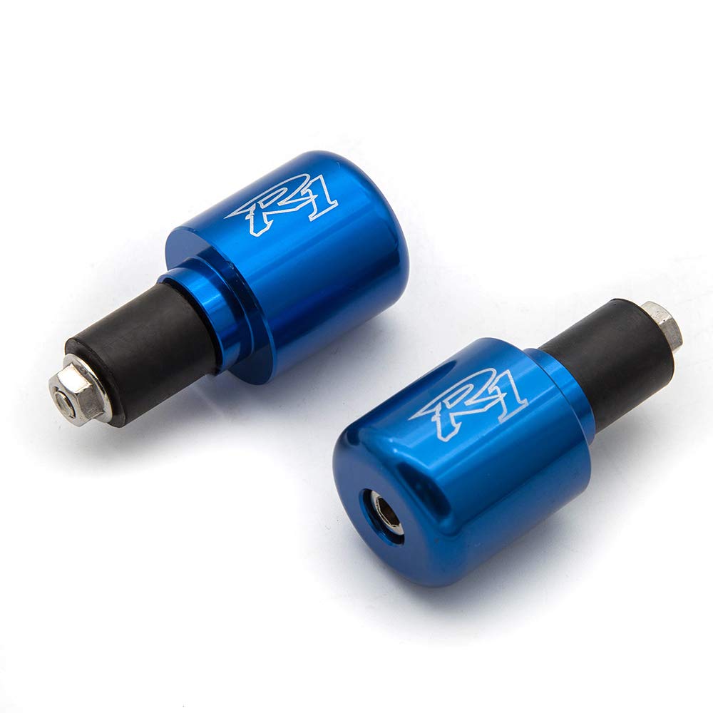 PROCNC Motorcycle Handlebar Handle Bar Ends Plug Slider Fit for Yamaha YZF R1 1998 1999 2000 2001 2002 2003 2004 2005 2006 2007 2008 2009 2010 2011 2012 2013 2014 2015 2016 (Blue)