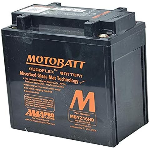Motobatt MBYZ16HD AGM Quadflex Battery Cover
