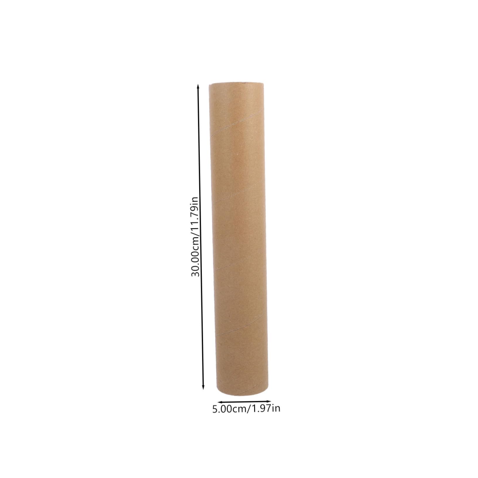 LIFKOME Poster Packing Tube for Diy Projects 3pcs Kraft Paper Tube Cut to Different Lengths