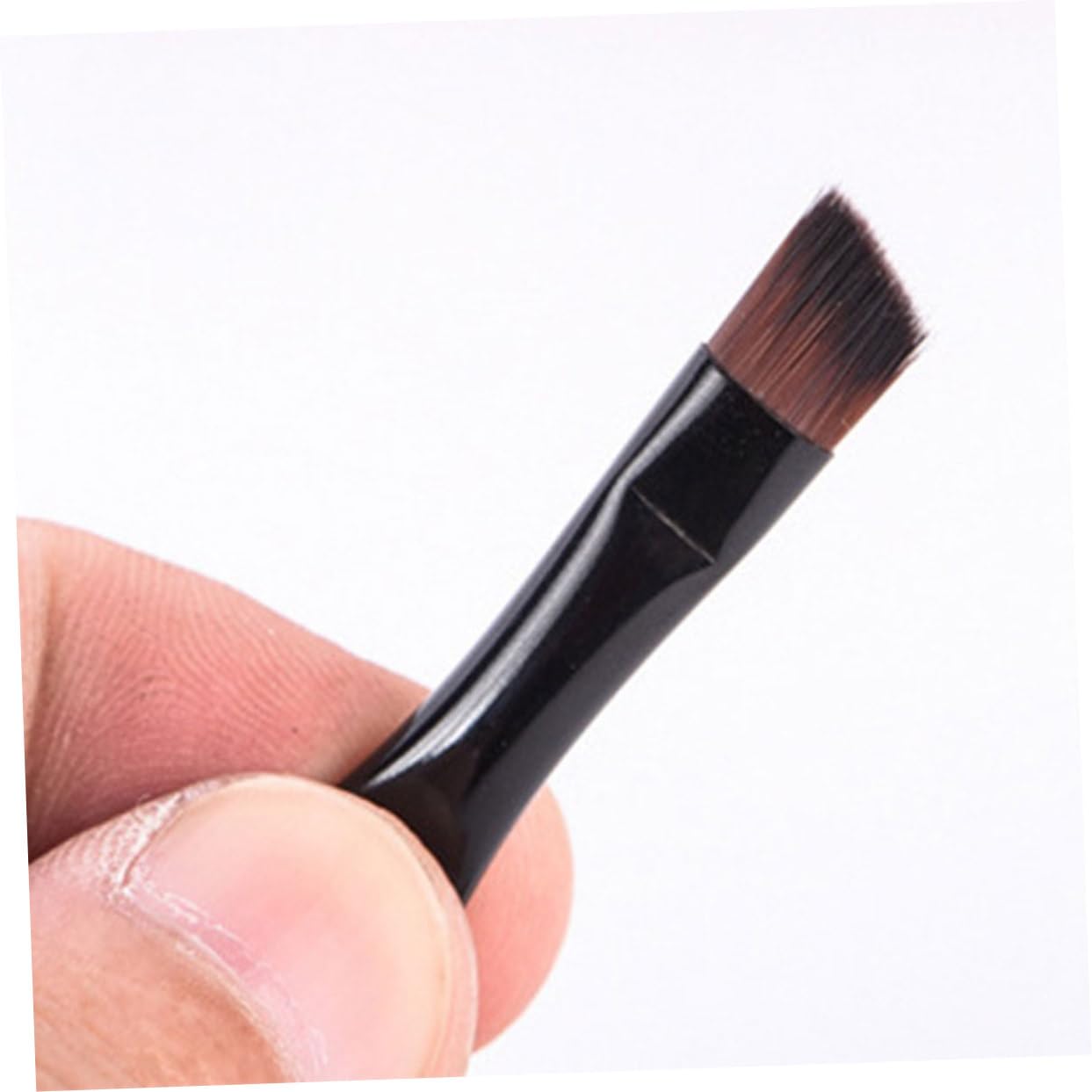 IWOWHERO 50pcs Eyebrow Lip Brush Set Double Sided Fluffy Brush Shadow Applicator for Makeup