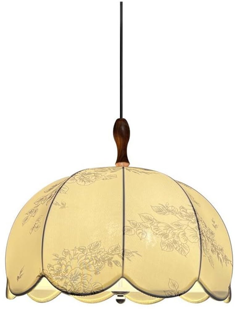Lustre en tissu de ferme pour salle à manger résolvant le manque de clarté