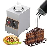 ★【Muti-Function】 El calentador de atasco eléctrico se utiliza mediante control mecánico de temperatura, una máquina con dos métodos de calentamiento, se puede calentar mediante aislamiento de agua o calentamiento en seco. Se utiliza para mantener caliente / calentar chocolate, mermelada y otras salsas.