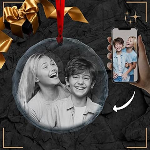 Crystal Ornament Photo – Beautiful Holiday Present for Christmas, Valentine’s Day, Mother’s or Father’s Day (Round) - Captur3D Cover