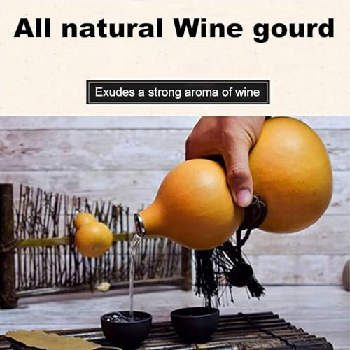 Gourde de courge séchée 500ml solution naturelle pour conserver vos boissons en extérieur - 7