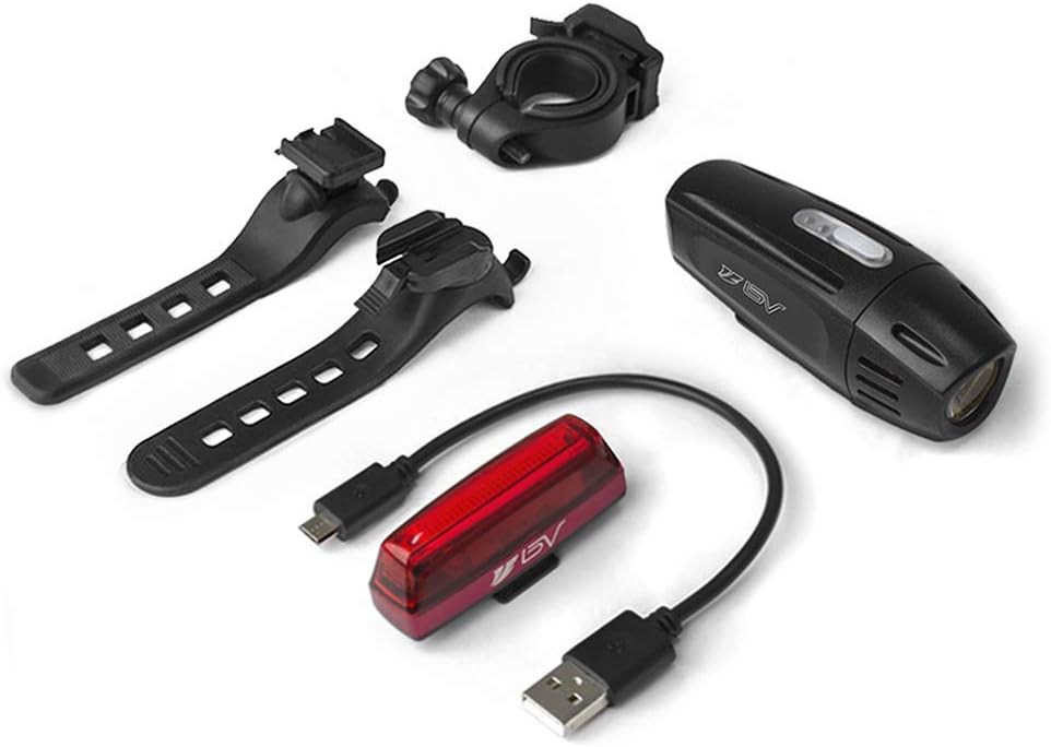 BV Rechargeable Bike Light and Mini Pump Bundle