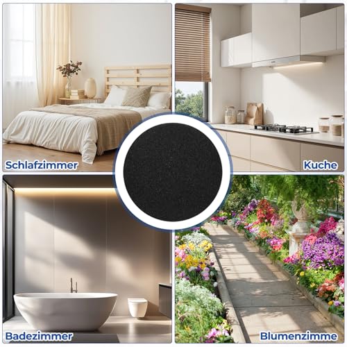 12 Stück Luftfilter für Pluggit, Lüftungsfilter Lüftungsanlage Ersatz Filter, Ersatzfilter Luftfilter für Pluggit EV100V/EV200V/EV500/REV150V Lüftungsanlage Staubsauger Wohnraumlüftung(Ø140mm)