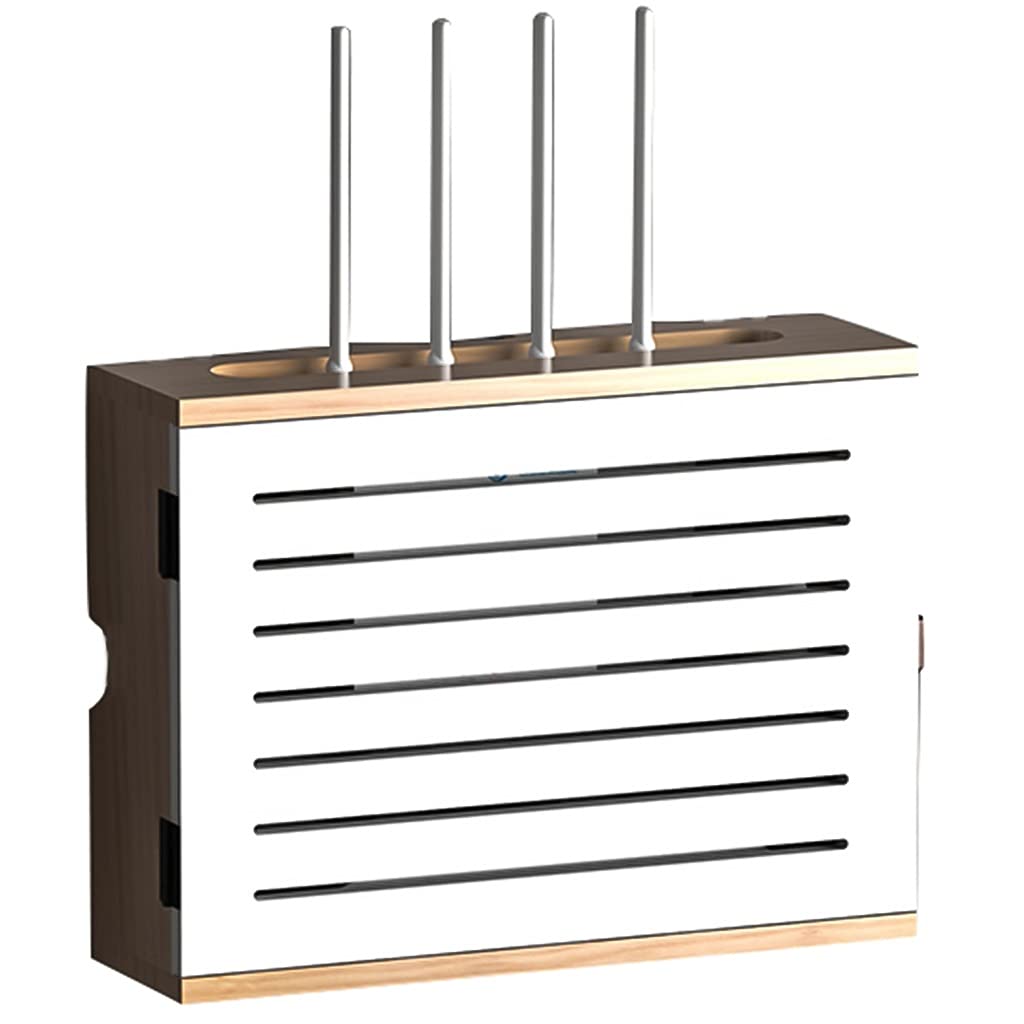 Support de décodeur mural pour cacher les câbles et la box WiFi